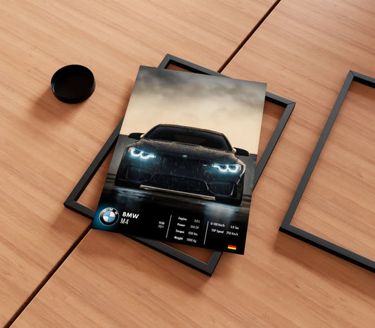 BMW M4 Poster