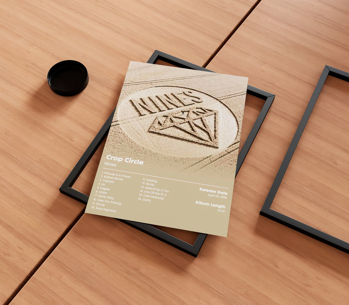Nines 'Crop Circle' Album Poster