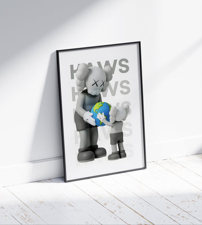Kaws Poster