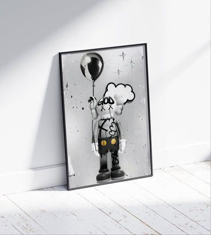 Kaws Balloons Poster