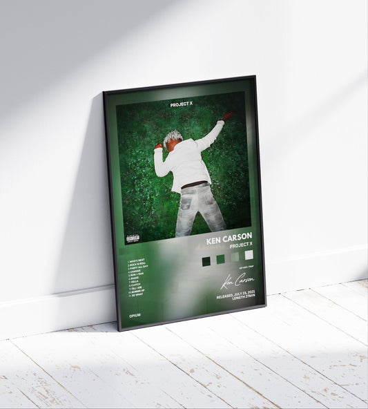 Ken Carson 'Project X' Album Poster