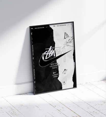 Nike x Stussy Poster