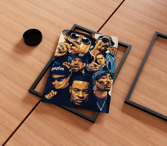 Old School Rap Poster