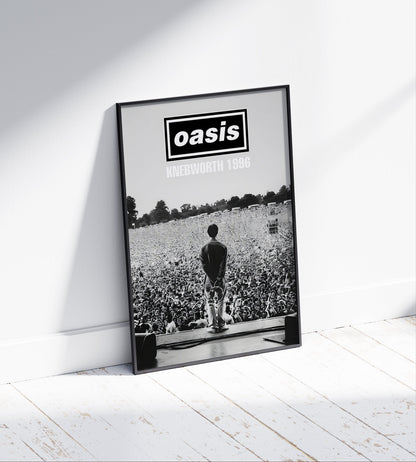 Oasis 'Knebworth 1996' Poster