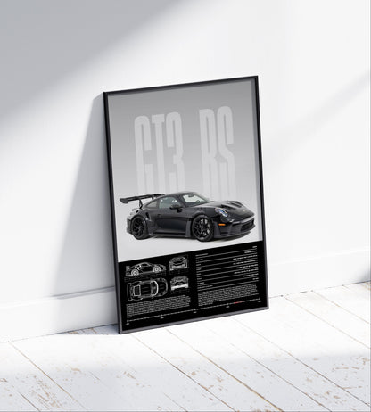 Porsche 911 GT3 RS Poster
