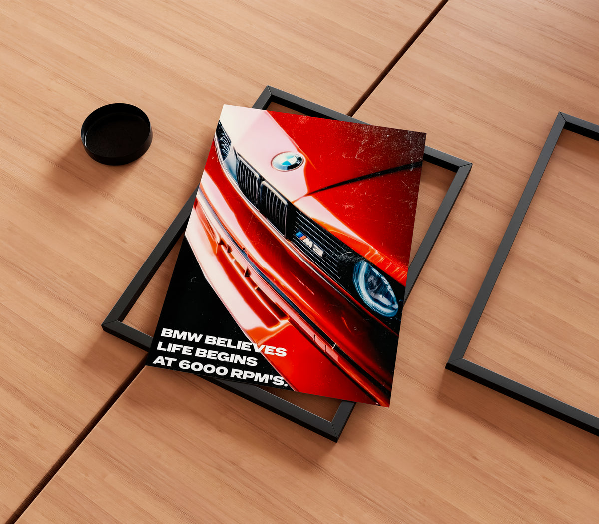 BMW Red Poster