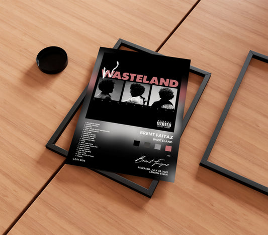 Brent Faiyaz 'Wasteland' Album Poster