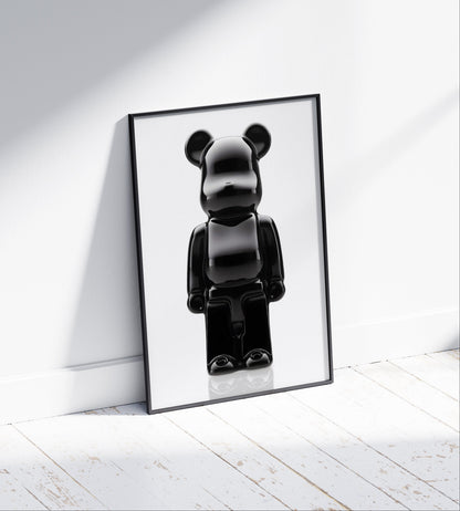 Bearbrick Black Poster