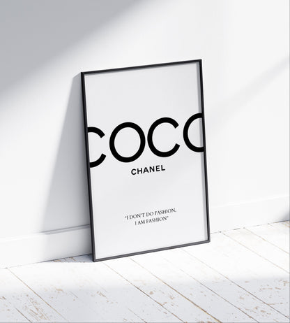 Coco Chanel Poster