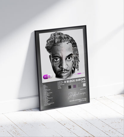D-Block Europe 'PTSD' Album Poster