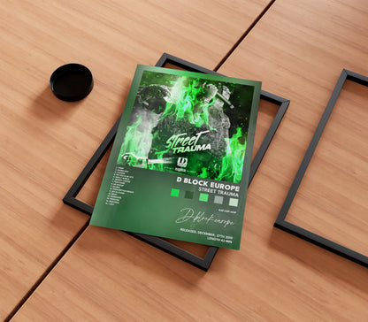 D-Block Europe 'Street Trauma' Album Poster
