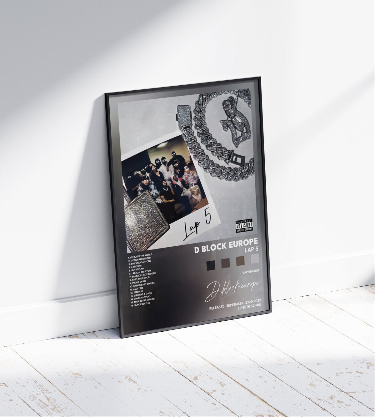D-Block Europe 'Lap 5' Album Poster