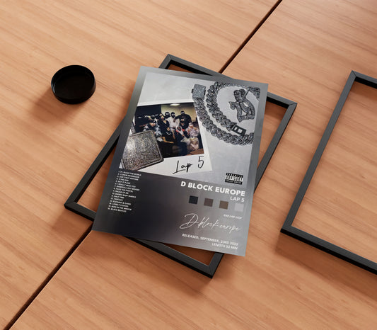D-Block Europe 'Lap 5' Album Poster