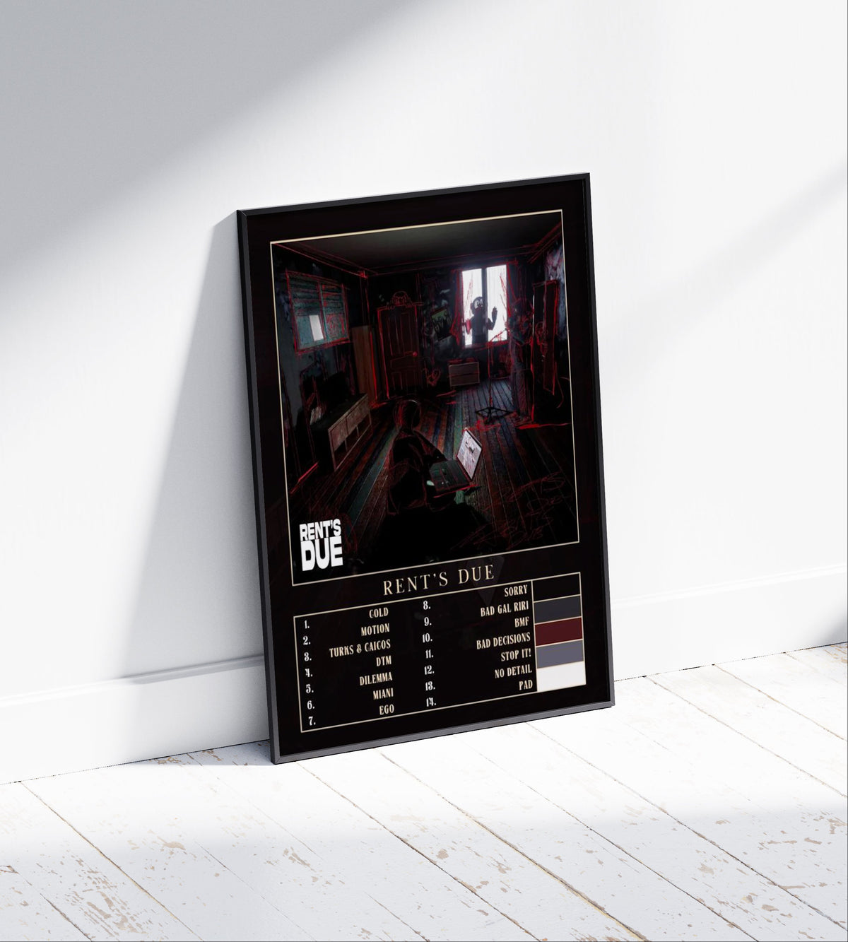 Nemzzz 'Rent's Due' Album Poster