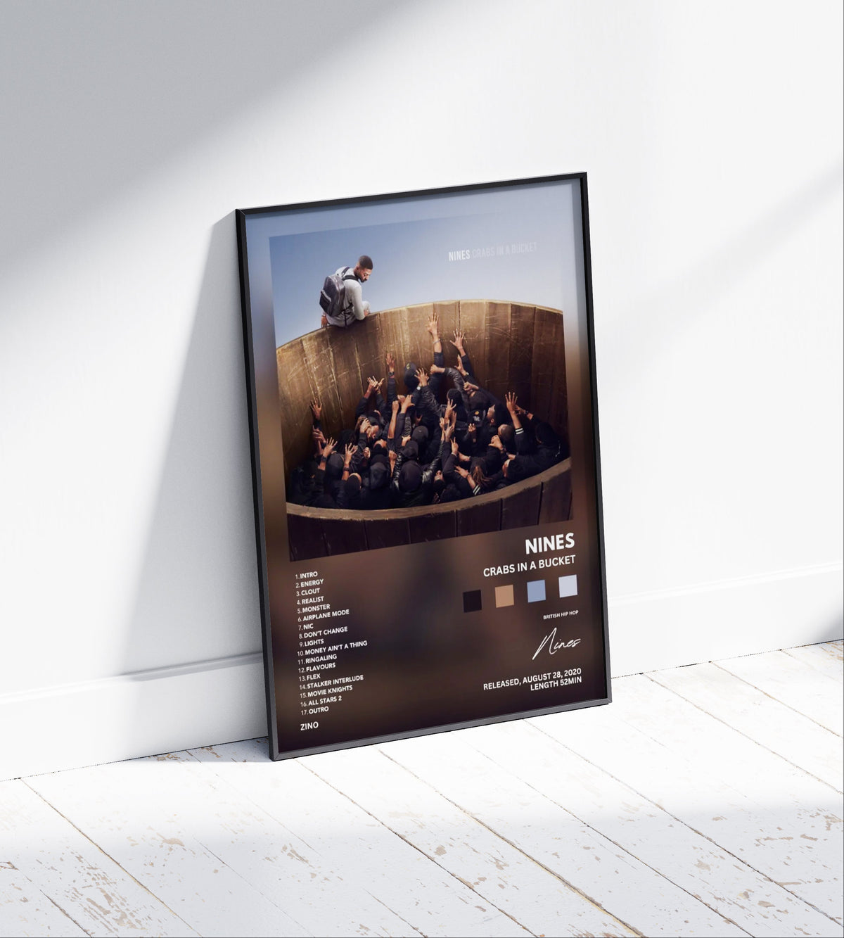 Nines 'Crabs In A Bucket' Album Poster
