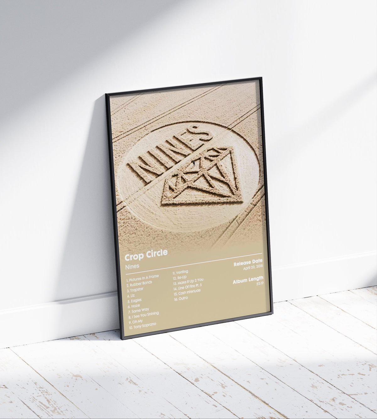 Nines 'Crop Circle' Album Poster