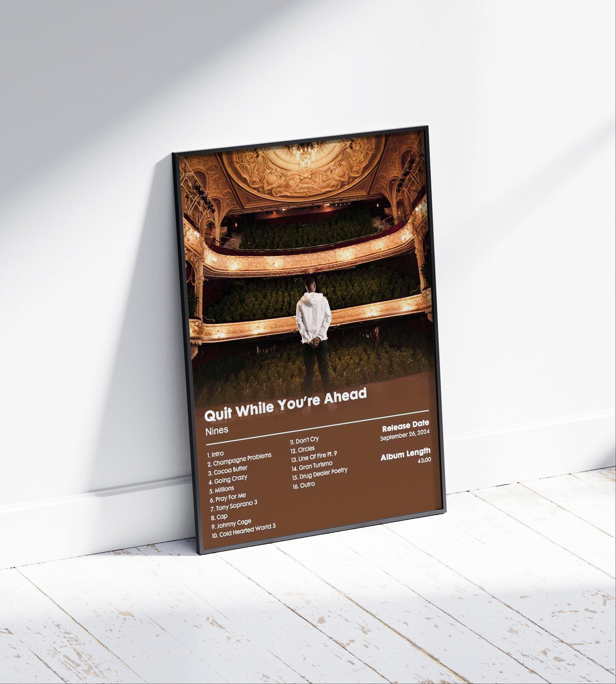 Nines 'Quit While You're Ahead' Album Poster