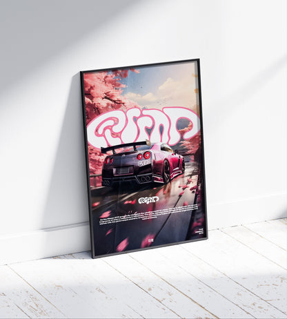 Nissan GTR Poster