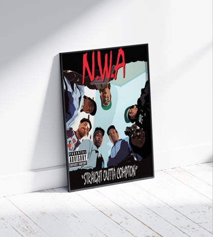 NWA 'Straight Outta Compton' Poster